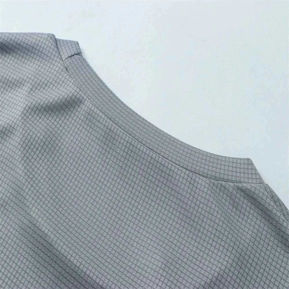 ELASTIC CASUAL SHORT SLEEVE T-SHIRT